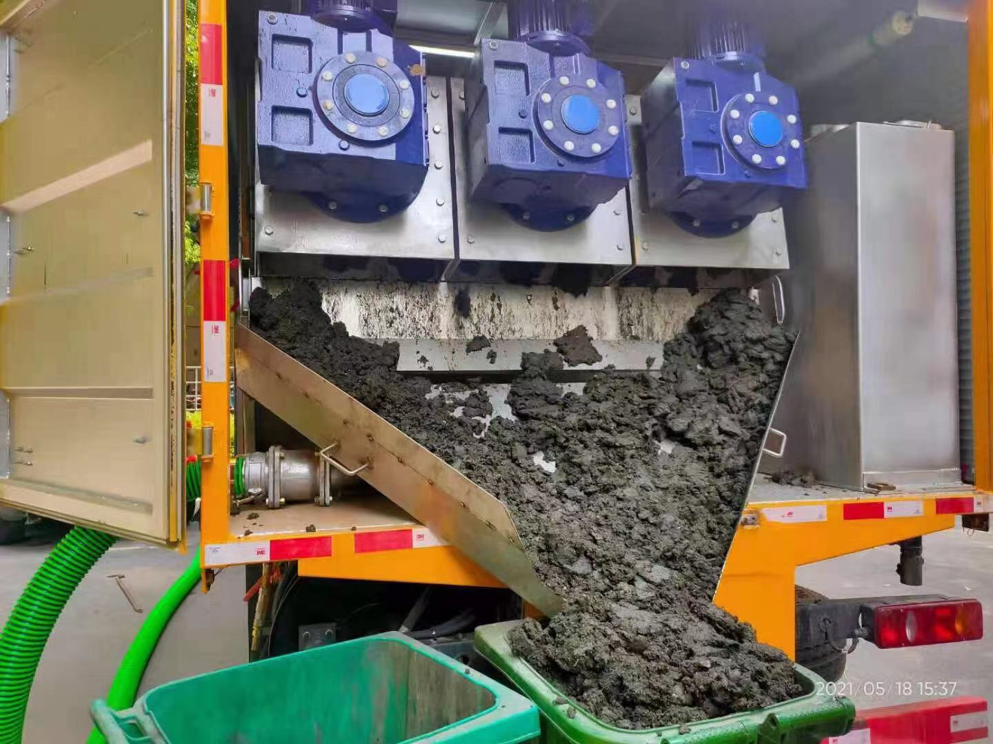 东澳镇化粪池清掏城市维护站-泥浆净化干湿分离处理